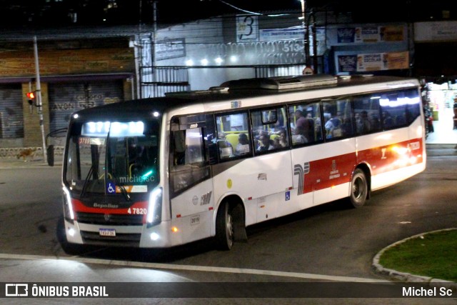 Pêssego Transportes 4 7820 na cidade de São Paulo, São Paulo, Brasil, por Michel Sc. ID da foto: 12067769.
