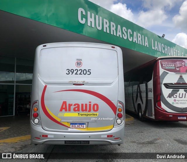 Araujo Transportes 392205 na cidade de Miranda do Norte, Maranhão, Brasil, por Davi Andrade. ID da foto: 12066799.