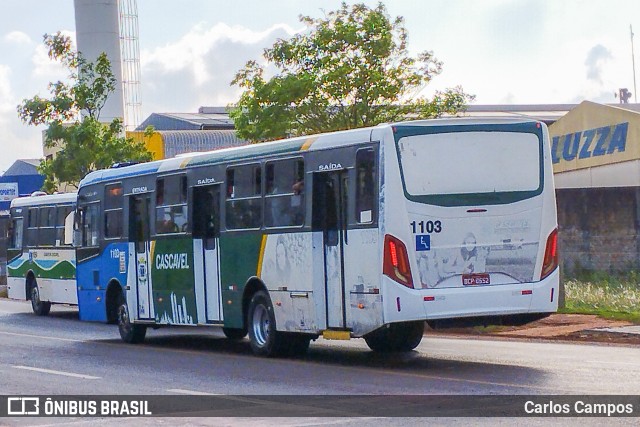 Pioneira Transportes 1103 na cidade de Cascavel, Paraná, Brasil, por Carlos Campos. ID da foto: 12065908.