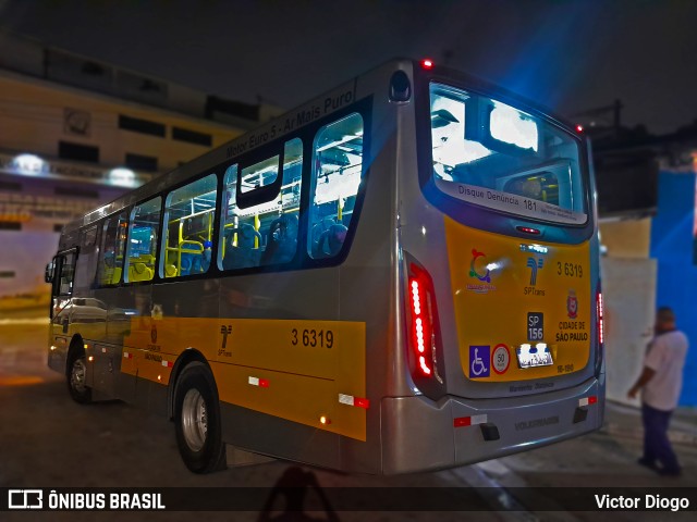 Transunião Transportes 3 6319 na cidade de São Paulo, São Paulo, Brasil, por Victor Diogo. ID da foto: 12066024.