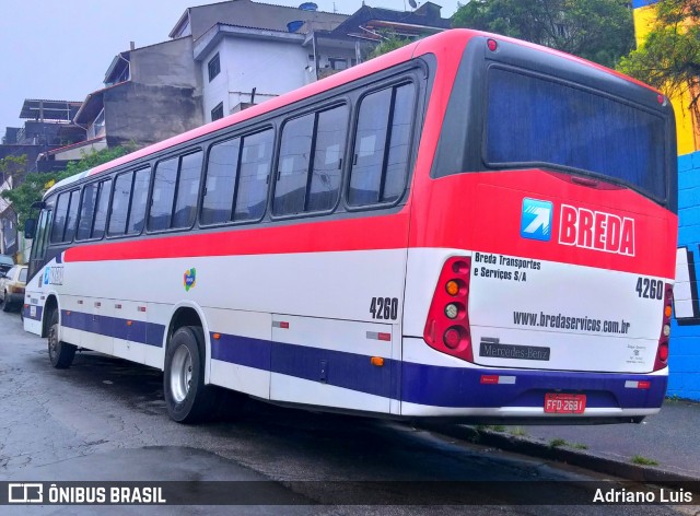 Breda Transportes e Serviços 4260 na cidade de São Bernardo do Campo, São Paulo, Brasil, por Adriano Luis. ID da foto: 12067053.