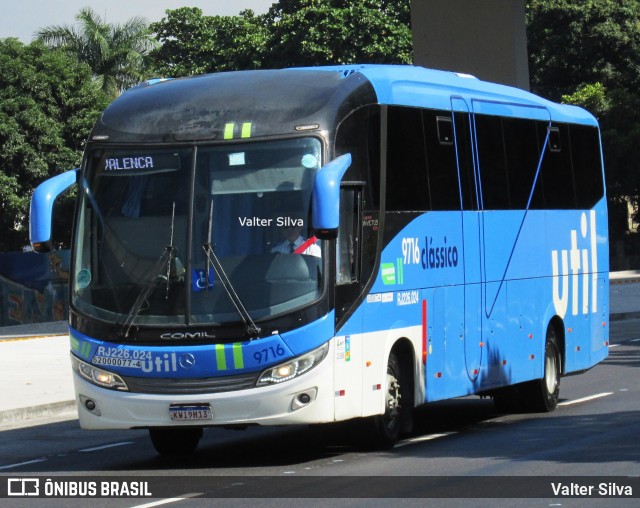 UTIL - União Transporte Interestadual de Luxo 9716 na cidade de Rio de Janeiro, Rio de Janeiro, Brasil, por Valter Silva. ID da foto: 12066938.