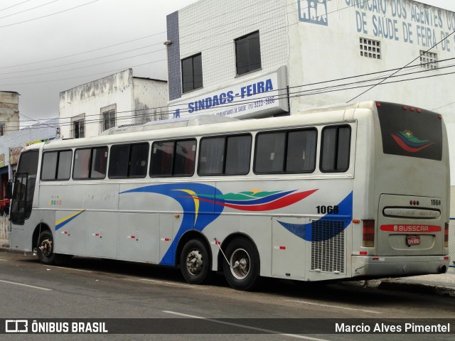 Ônibus Particulares 1068 na cidade de Feira de Santana, Bahia, Brasil, por Marcio Alves Pimentel. ID da foto: 12068027.