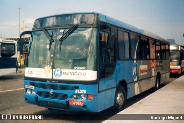 Real Auto Ônibus 41376 na cidade de Rio de Janeiro, Rio de Janeiro, Brasil, por Rodrigo Miguel. ID da foto: 12066755.