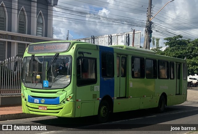 TransFácil Transporte Coletivo 03078 na cidade de Teresina, Piauí, Brasil, por jose barros. ID da foto: 12066643.
