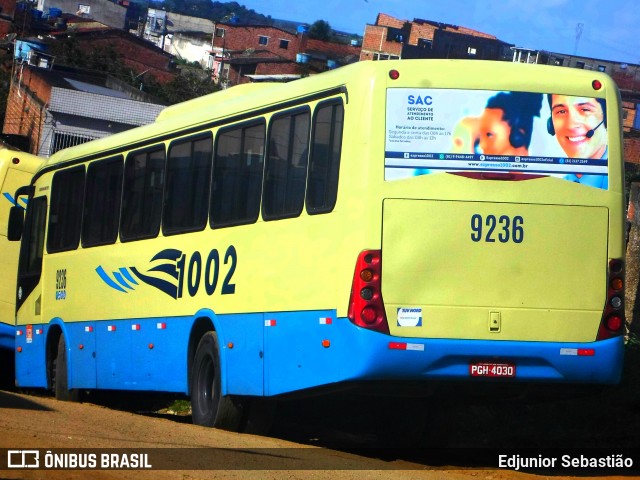 Expresso 1002 9236 na cidade de Nazaré da Mata, Pernambuco, Brasil, por Edjunior Sebastião. ID da foto: 12068145.