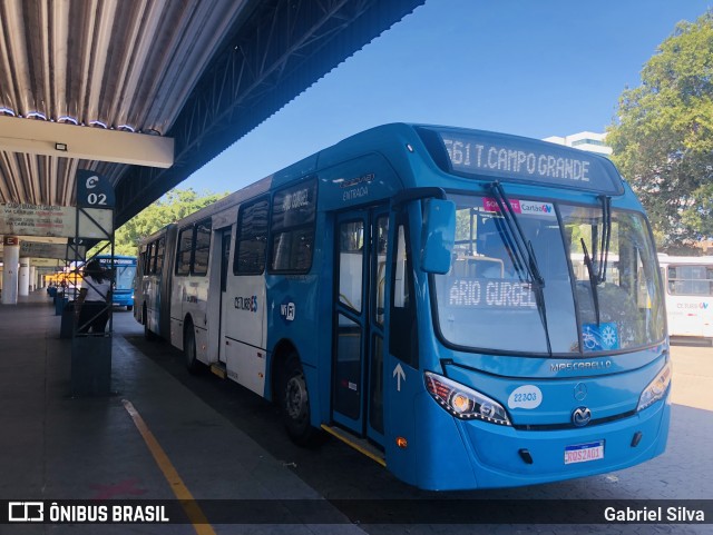 Nova Transporte 22303 na cidade de Serra, Espírito Santo, Brasil, por Gabriel Silva. ID da foto: 12066907.