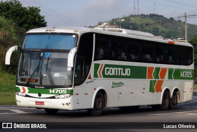 Empresa Gontijo de Transportes 14705 na cidade de Sapucaia, Rio de Janeiro, Brasil, por Lucas Oliveira. ID da foto: 12066626.