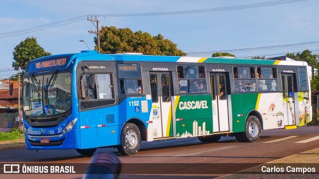 Pioneira Transportes 1102 na cidade de Cascavel, Paraná, Brasil, por Carlos Campos. ID da foto: 12065911.