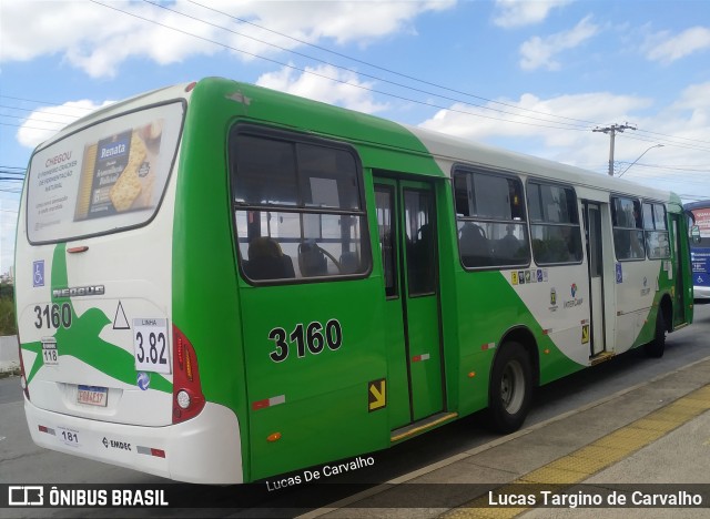 VB Transportes e Turismo 3160 na cidade de Campinas, São Paulo, Brasil, por Lucas Targino de Carvalho. ID da foto: 12067396.