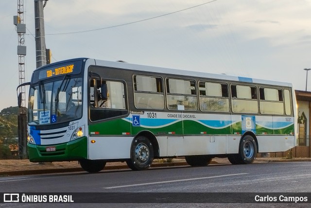 Pioneira Transportes 1031 na cidade de Cascavel, Paraná, Brasil, por Carlos Campos. ID da foto: 12065965.