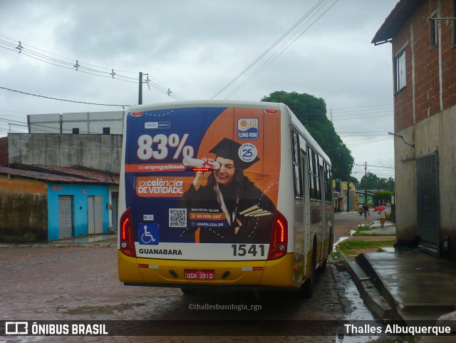 Transportes Guanabara 1541 na cidade de Natal, Rio Grande do Norte, Brasil, por Thalles Albuquerque. ID da foto: 12066019.