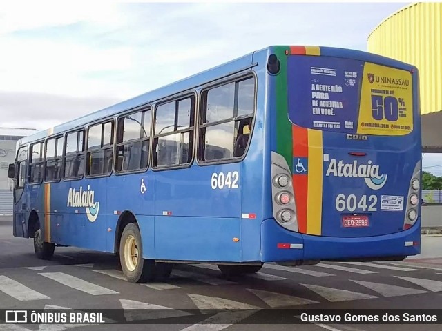 Viação Atalaia Transportes 6042 na cidade de Aracaju, Sergipe, Brasil, por Gustavo Gomes dos Santos. ID da foto: 12066096.