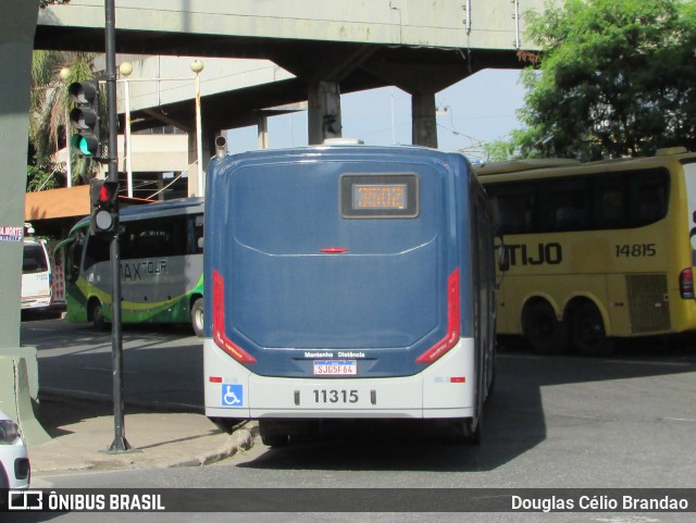 São Dimas Transportes 11315 na cidade de Belo Horizonte, Minas Gerais, Brasil, por Douglas Célio Brandao. ID da foto: 12066625.