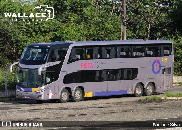 Rota Transportes Rodoviários 7385 na cidade de Aracaju, Sergipe, Brasil, por Wallace Silva. ID da foto: 12066648.
