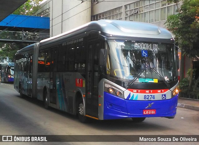 Next Mobilidade - ABC Sistema de Transporte 8274 na cidade de Diadema, São Paulo, Brasil, por Marcos Souza De Oliveira. ID da foto: 12067100.