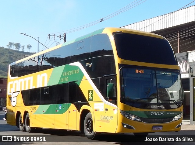 Empresa Gontijo de Transportes 23025 na cidade de Timóteo, Minas Gerais, Brasil, por Joase Batista da Silva. ID da foto: 12067333.