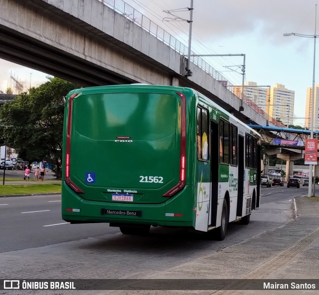 OT Trans - Ótima Salvador Transportes 21562 na cidade de Salvador, Bahia, Brasil, por Mairan Santos. ID da foto: 12066354.