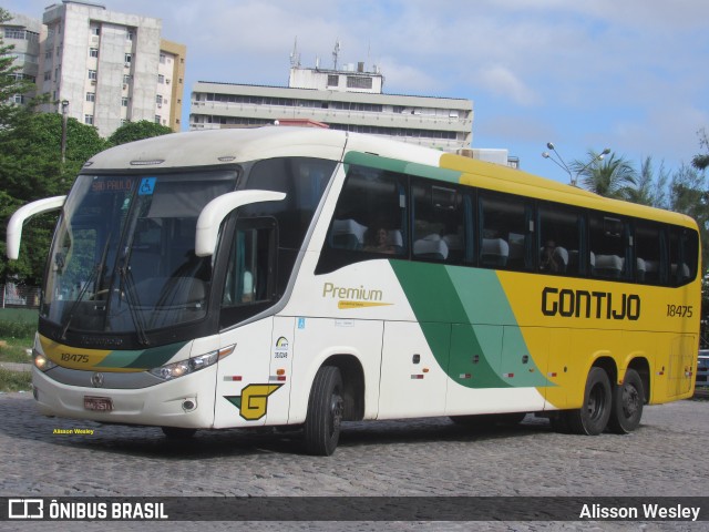 Empresa Gontijo de Transportes 18475 na cidade de Fortaleza, Ceará, Brasil, por Alisson Wesley. ID da foto: 12067259.