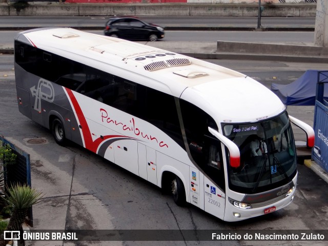 Paraibuna Transportes 22002 na cidade de Rio de Janeiro, Rio de Janeiro, Brasil, por Fabricio do Nascimento Zulato. ID da foto: 12111560.