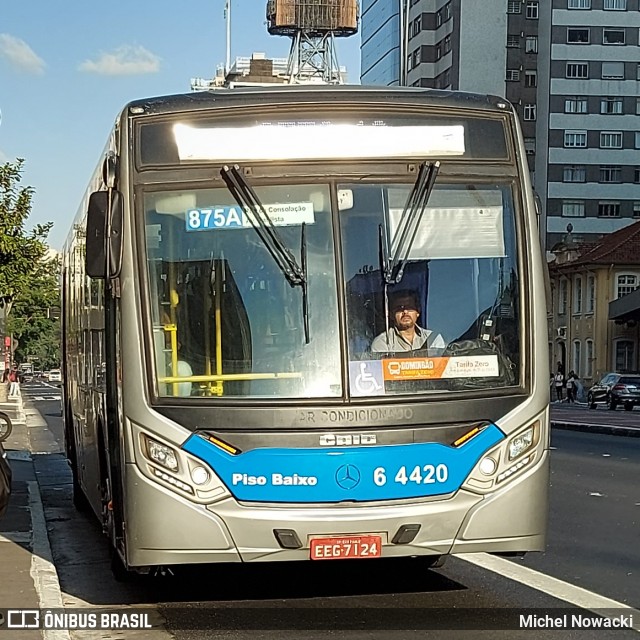 Viação Paratodos > São Jorge > Metropolitana São Paulo > Mobibrasil 6 4420 na cidade de São Paulo, São Paulo, Brasil, por Michel Nowacki. ID da foto: 12110458.
