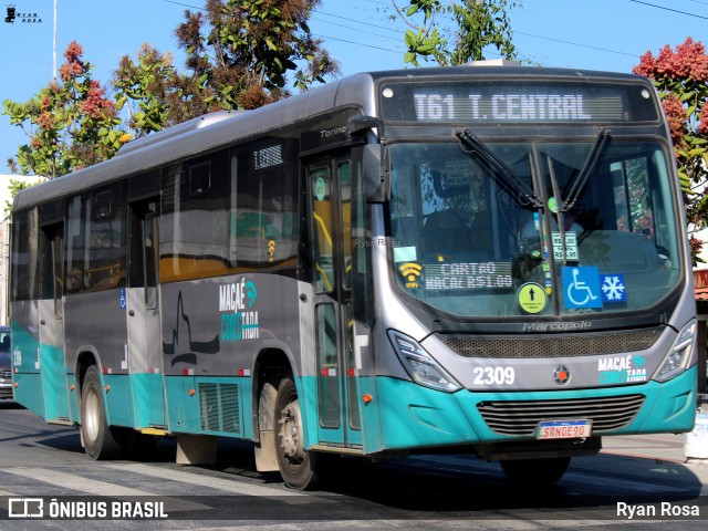 SIT Macaé Transportes 2309 na cidade de Macaé, Rio de Janeiro, Brasil, por Ryan Rosa. ID da foto: 12110518.