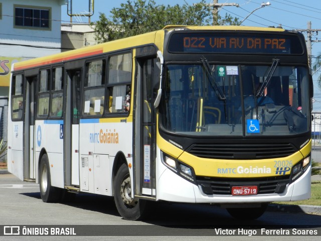 HP Transportes Coletivos 20026 na cidade de Goiânia, Goiás, Brasil, por Victor Hugo  Ferreira Soares. ID da foto: 12110068.