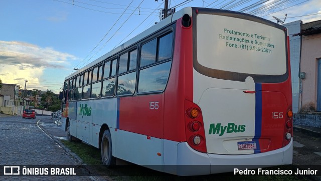 MyBus 156 na cidade de Gameleira, Pernambuco, Brasil, por Pedro Francisco Junior. ID da foto: 12111755.