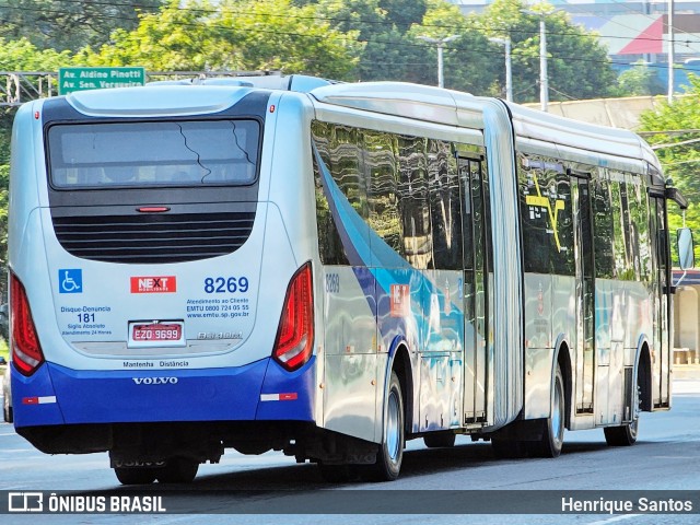 Next Mobilidade - ABC Sistema de Transporte 8269 na cidade de São Bernardo do Campo, São Paulo, Brasil, por Henrique Santos. ID da foto: 12109831.