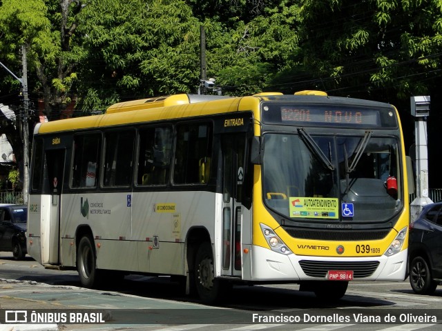 Via Metro - Auto Viação Metropolitana 0391809 na cidade de Fortaleza, Ceará, Brasil, por Francisco Dornelles Viana de Oliveira. ID da foto: 12113264.