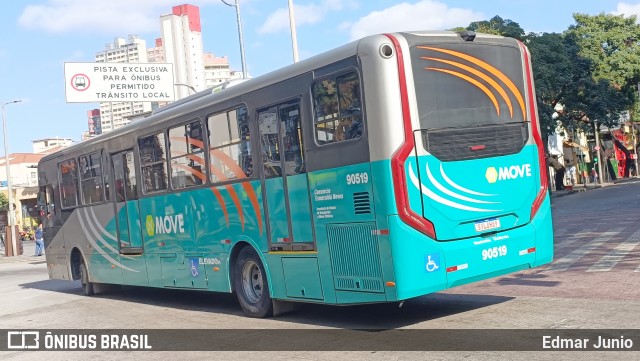 Companhia Coordenadas de Transportes 90519 na cidade de Belo Horizonte, Minas Gerais, Brasil, por Edmar Junio. ID da foto: 12113474.