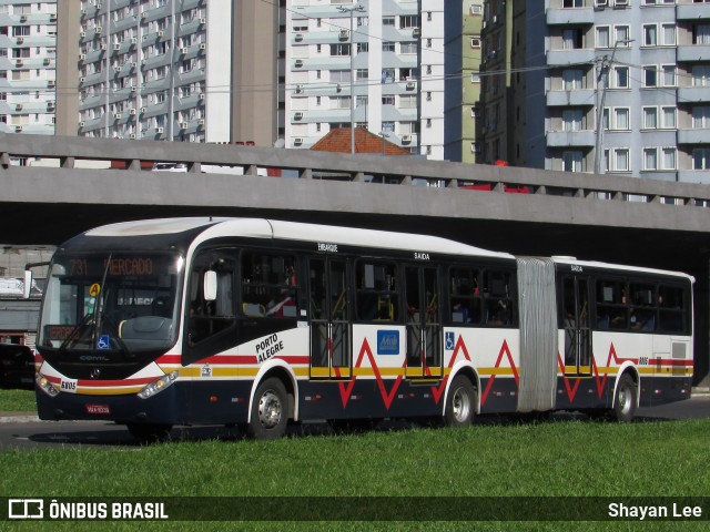 SOPAL - Sociedade de Ônibus Porto-Alegrense Ltda. 6805 na cidade de Porto Alegre, Rio Grande do Sul, Brasil, por Shayan Lee. ID da foto: 12113794.