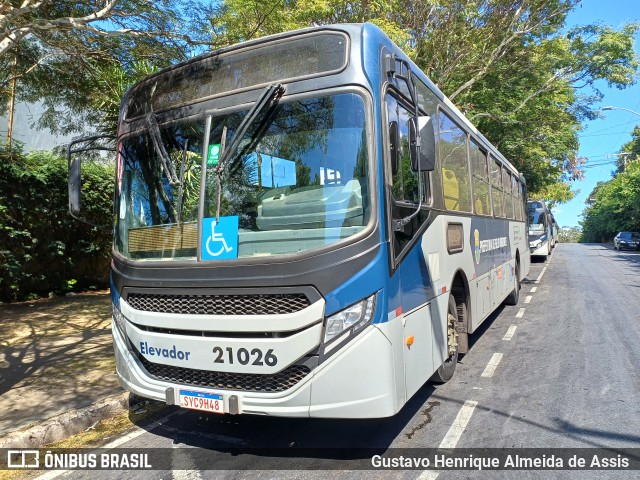 SM Transportes 21026 na cidade de Belo Horizonte, Minas Gerais, Brasil, por Gustavo Henrique Almeida de Assis . ID da foto: 12113871.