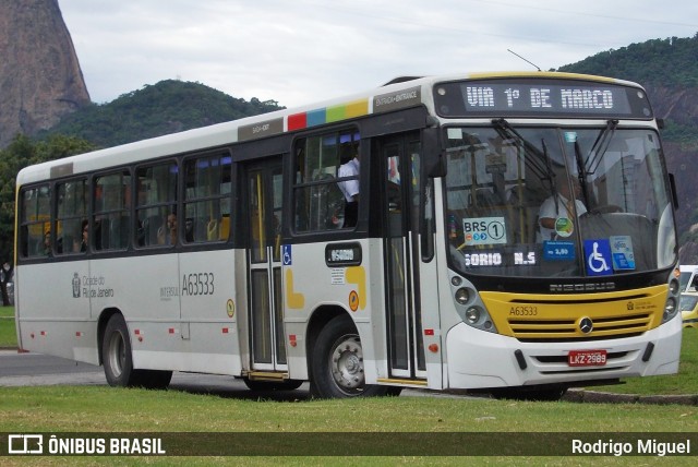 Erig Transportes > Gire Transportes A63533 na cidade de Rio de Janeiro, Rio de Janeiro, Brasil, por Rodrigo Miguel. ID da foto: 12112279.