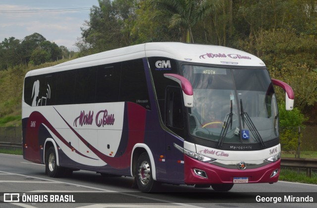 World Buss 5106 na cidade de Santa Isabel, São Paulo, Brasil, por George Miranda. ID da foto: 12112634.