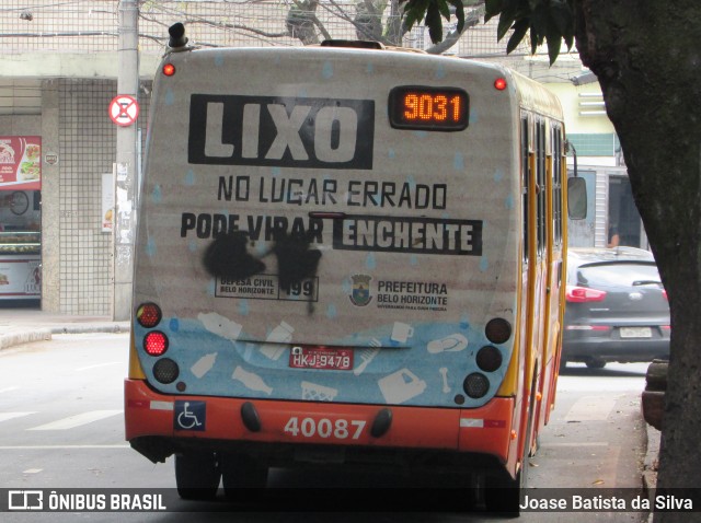 São Cristóvão Transportes 40087 na cidade de Belo Horizonte, Minas Gerais, Brasil, por Joase Batista da Silva. ID da foto: 12112405.