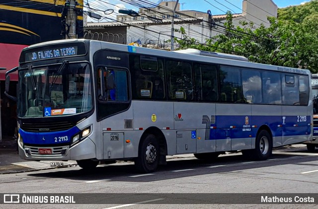 Sambaíba Transportes Urbanos 2 2113 na cidade de São Paulo, São Paulo, Brasil, por Matheus Costa. ID da foto: 12114584.