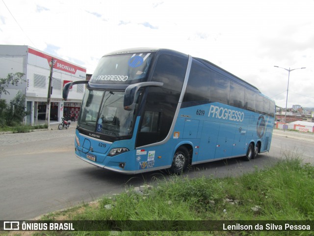 Auto Viação Progresso 6219 na cidade de Caruaru, Pernambuco, Brasil, por Lenilson da Silva Pessoa. ID da foto: 12115551.
