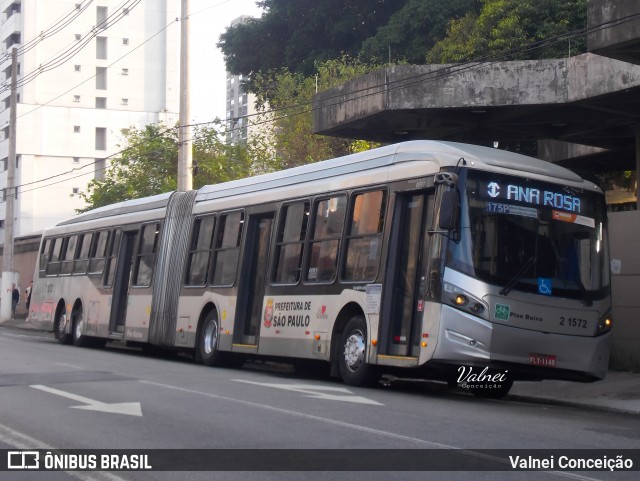 Sambaíba Transportes Urbanos 2 1572 na cidade de São Paulo, São Paulo, Brasil, por Valnei Conceição. ID da foto: 12114741.