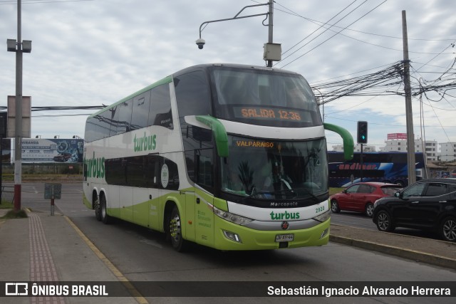 TurBus 2920 na cidade de La Serena, Elqui, Coquimbo, Chile, por Sebastián Ignacio Alvarado Herrera. ID da foto: 12118604.