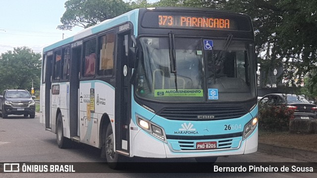 Maraponga Transportes 26604 na cidade de Fortaleza, Ceará, Brasil, por Bernardo Pinheiro de Sousa. ID da foto: 12117085.