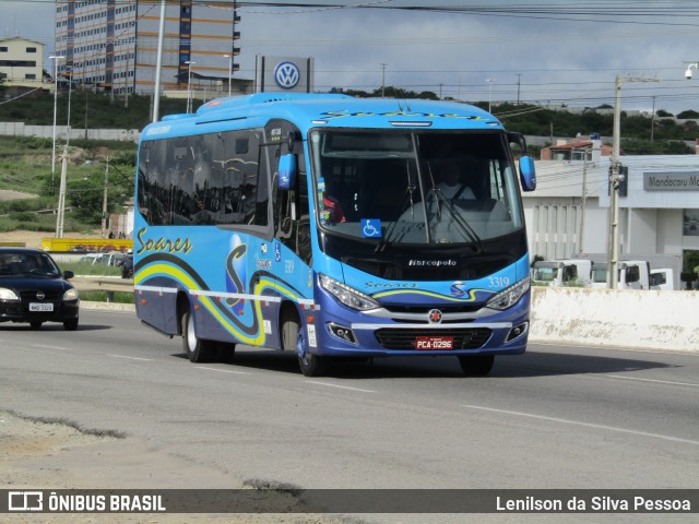 Soares Turismo e Fretamento 3319 na cidade de Caruaru, Pernambuco, Brasil, por Lenilson da Silva Pessoa. ID da foto: 12118497.