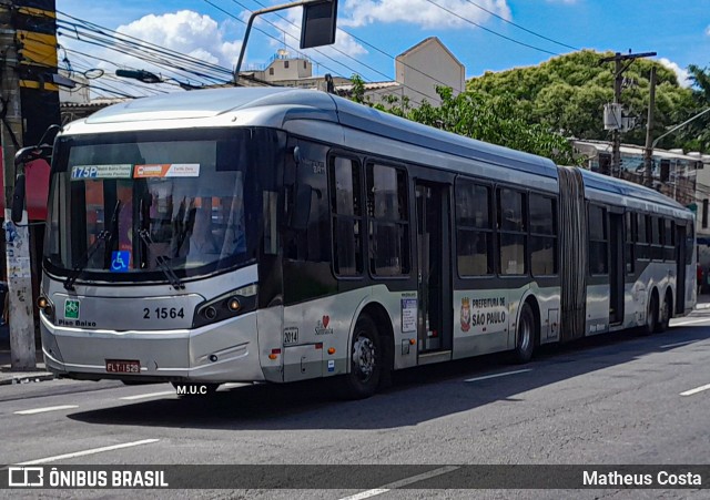 Sambaíba Transportes Urbanos 2 1564 na cidade de Sabará, Minas Gerais, Brasil, por Matheus Costa. ID da foto: 12117119.