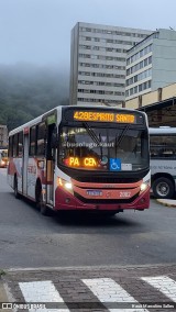 Petro Ita Transportes Coletivos de Passageiros 2082 na cidade de Petrópolis, Rio de Janeiro, Brasil, por Kauã Marcolino Salles. ID da foto: :id.