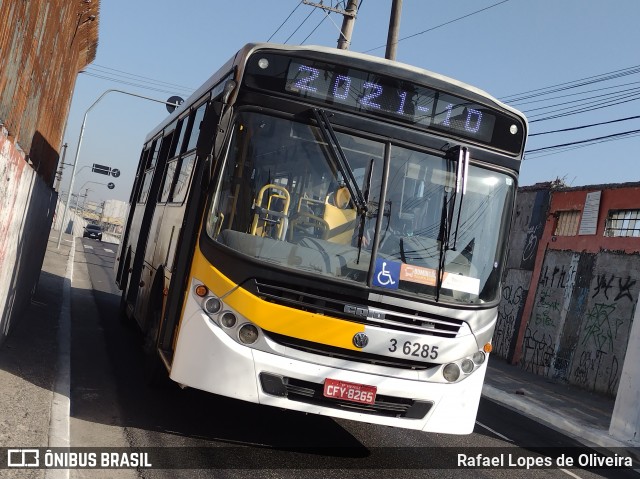 Transunião Transportes 3 6285 na cidade de São Paulo, São Paulo, Brasil, por Rafael Lopes de Oliveira. ID da foto: 12121137.