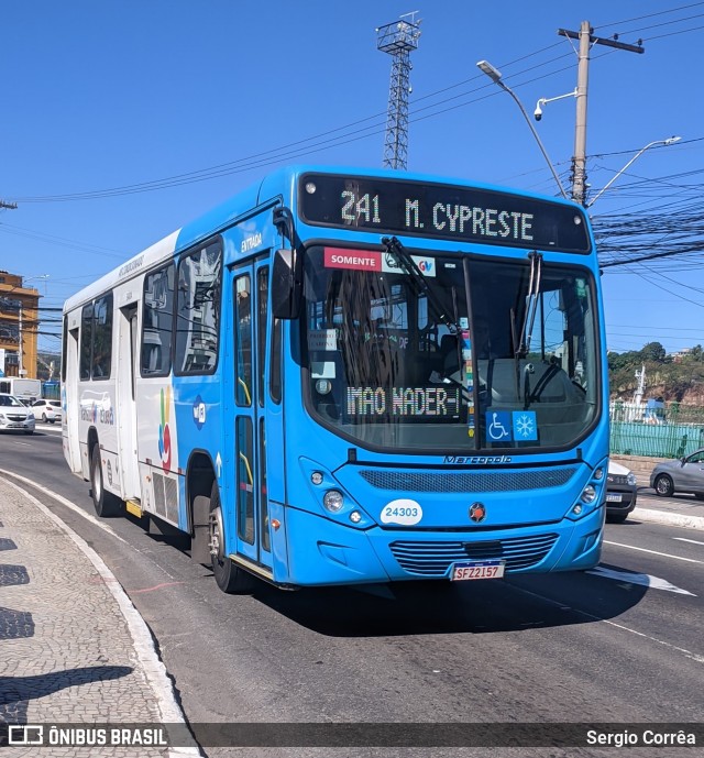 Unimar Transportes 24303 na cidade de Vitória, Espírito Santo, Brasil, por Sergio Corrêa. ID da foto: 12119336.