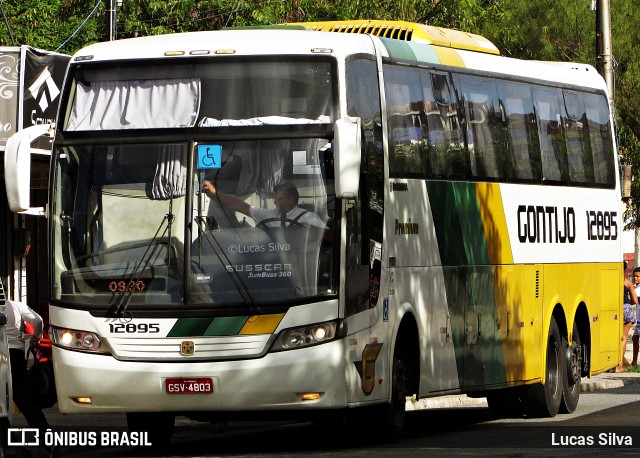 Empresa Gontijo de Transportes 12895 na cidade de Abreu e Lima, Pernambuco, Brasil, por Lucas Silva. ID da foto: 12124461.