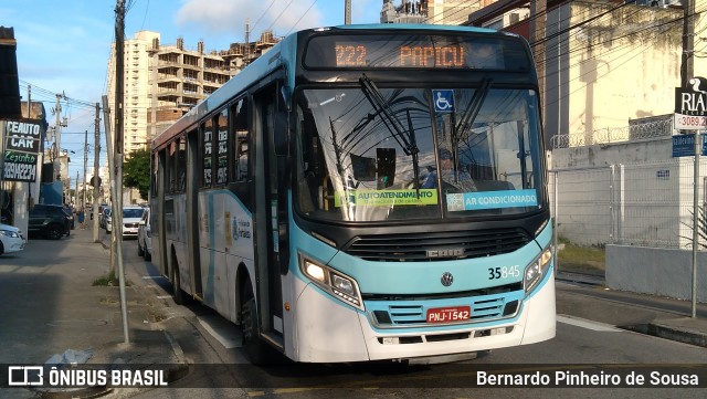 Rota Sol > Vega Transporte Urbano 35845 na cidade de Fortaleza, Ceará, Brasil, por Bernardo Pinheiro de Sousa. ID da foto: 12123903.