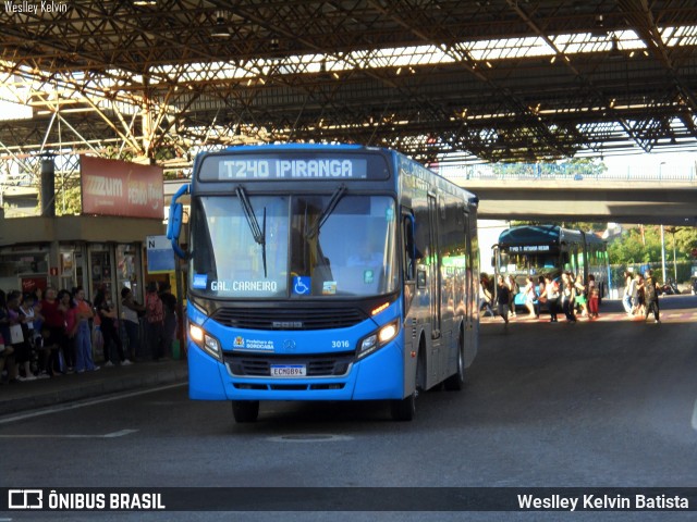 BRT Sorocaba Concessionária de Serviços Públicos SPE S/A 3016 na cidade de Sorocaba, São Paulo, Brasil, por Weslley Kelvin Batista. ID da foto: 12122704.