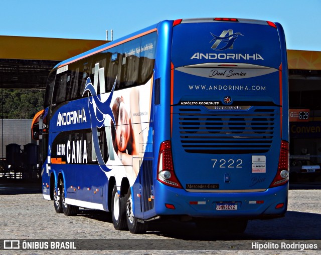 Empresa de Transportes Andorinha 7222 na cidade de Quatro Barras, Paraná, Brasil, por Hipólito Rodrigues. ID da foto: 12126087.